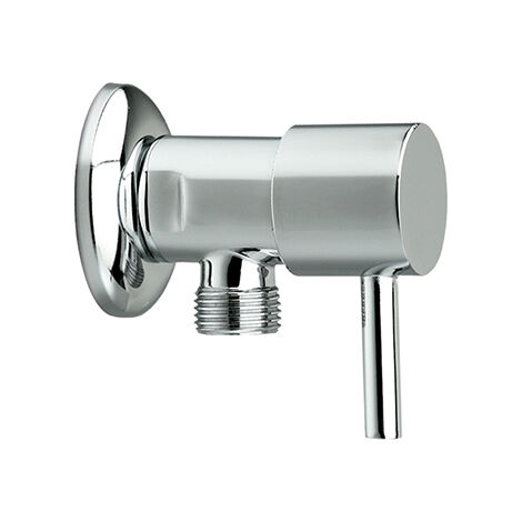 Robinet d'arrêt pour WC céramique 1/2" – Raccord G 1/2" – Laiton chromé 15 microns – Garantie 5 ans – Ramon Soler