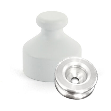 Kit de Fixation : Rondelle multi-matériaux Alu + Suspension classique Blanc - L'Attachante (1/5)