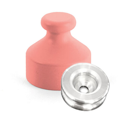 Kit de Fixation : Rondelle multi-matériaux Alu + Suspension classique Flamant rose - L'Attachante (1/5)