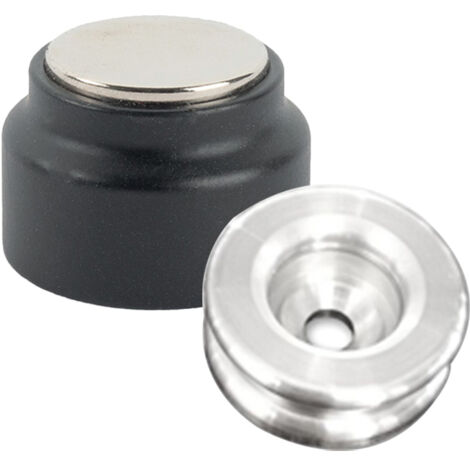 Kit de Fixation : Rondelle multi-matériaux Alu + Support aimant Noir - L'Attachante (1/5)
