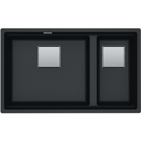 Cuve Kubus 2.0 Fragranit KNG 120 - Onyx - Manuel - 760 x 460 x 200 mm (sous-meuble 80 cm) - Franke (1/2)