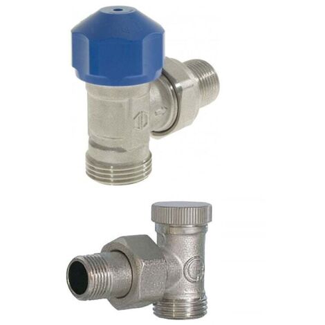 Kit robinet équerre + Coude de réglage équerre - Mâle 1/2" (15/21) - Mâle 3/4 EK - Arcanaute (1/3)