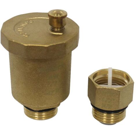 Purgeur automatique d’air + clapet d’isolement mâle 1/2" (15/21) - Arcanaute