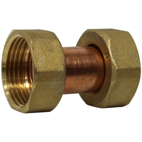 Raccord droit femelle/femelle 1" (26/34) à joint plat - Arcanaute