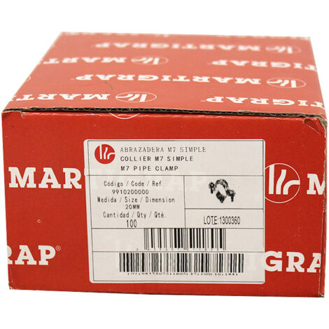 100 colliers simple M7 x 150 - Tube Ø20 - Arcanaute (1/4)
