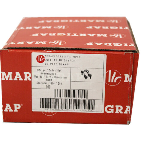 100 colliers simple M7 x 150 - Tube Ø18 - Arcanaute (1/4)