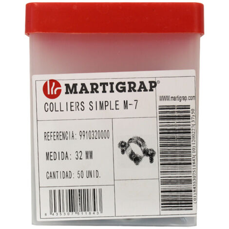 50 colliers simple M7x150 - Tube Ø32 - Arcanaute (1/4)