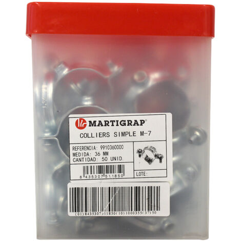 50 colliers simple M7 x 150 - Tube Ø36 - Arcanaute (1/5)