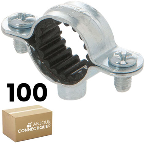 100 colliers isophonique simple M7 x 150 pour tube Ø14 - Arcanaute (1/2)