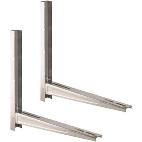 Jeu support appareil air conditionné (soudé) Inox AISI 304 - 450 x 450 mm ép.1,5 mm - Arcanaute (1/2)