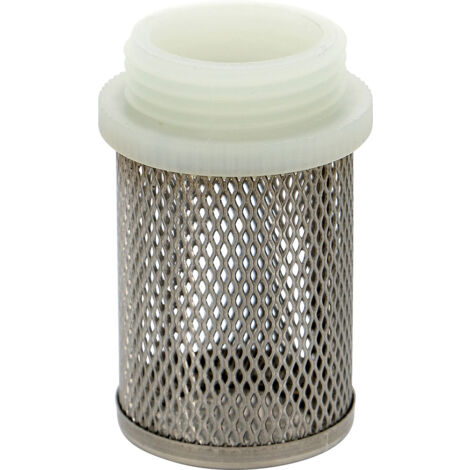 crépine seule - sans clapet - diamètre 20 x 27 mm - inox - sferaco 392005