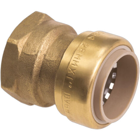 Manchon B Push Femelle à visser 3/4" (20/27) à clipser pour tube Ø16 - IBP Bänninger (1/4)