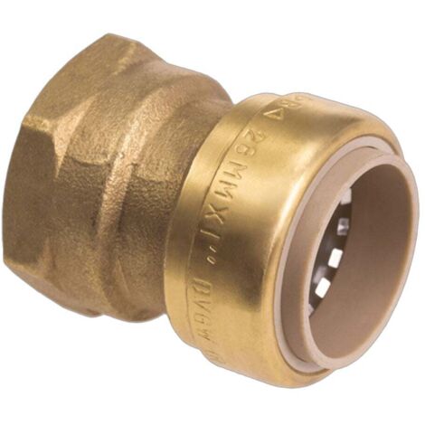 Manchon B Push Femelle à visser 3/4" (20/27) à clipser pour tube Ø22 - IBP Bänninger (1/4)
