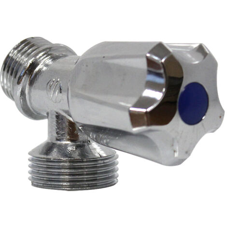 Robinet machine à laver équerre - Mâle 1/2" (15/21) - Mâle 3/4" (20/27) - Arco