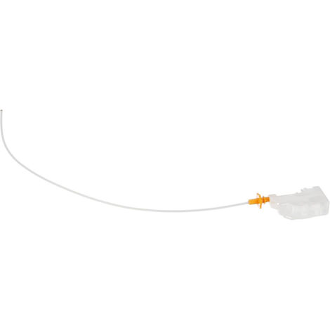 Câble et gaine pour mécanisme de chasse d'eau K27000/26000 – Molette blanche – Installation facile – Pièce de rechange Regiplast (1/2)
