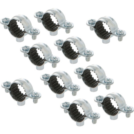10 colliers isophonique simple M7 x 150 pour tube Ø12 - Arcanaute (1/2)