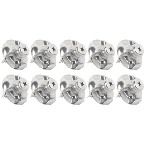 Lot de 10 Fixations tableau vis Placo Alu - L'Attachante (1/5)