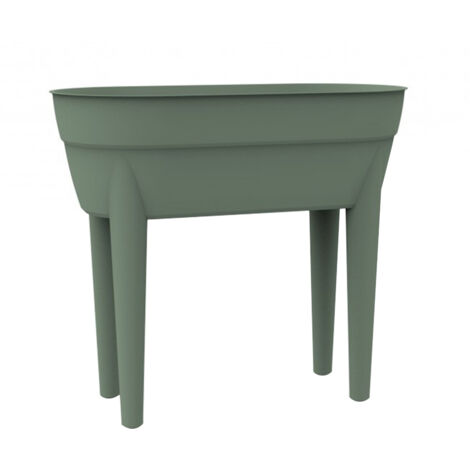 Jardinière haute OSAKA Vert laurier, 77,1 x 37,6 x 68 cm, 48L - EDA (1/2)