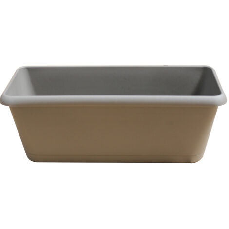 Jardinière CHORUS Taupe, 30 x 12 x 11,4 cm, 2,6 L - EDA (1/3)