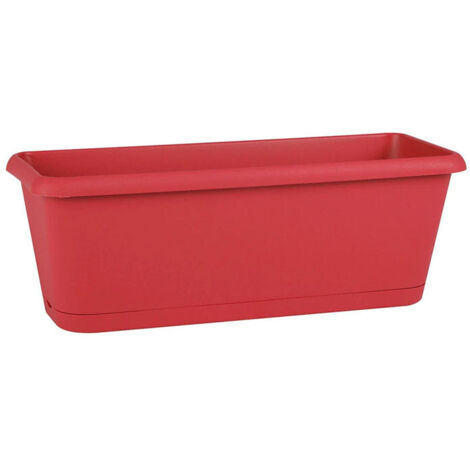 Fioriera EDA Chorus 30 Cm Grigio Antracite – Vaso Rettangolare Con Riserva D'acqua, Prodotto In Francia - 2