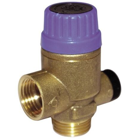 Soupape de sécurité 7b ballon MF 1/2" (15/21) de rechange pour De Dietrich Chappée JJJ009950610