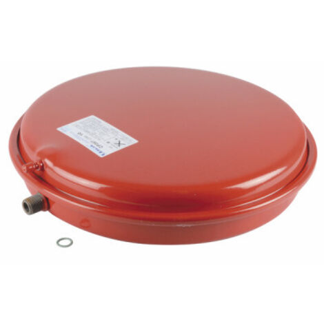 Diff – Vase d'expansion circulaire 10 litres – Compatible systèmes de chauffage – Maintien de pression constant – Diamètre 389 mm – Raccord ½ - 87168245970 (1/2)