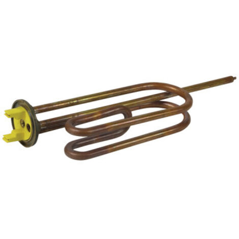 Diff – Résistance blindée à bride Ø48mm – Puissance 2200W – Longueur L270mm – Élément plié 2 fois pour chauffe-eaux Chaffoteaux