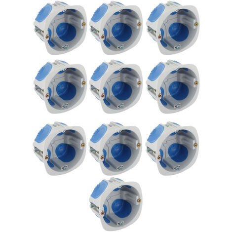 10 boîtiers d'appareillage Multimat NO AIR NF pour cloison sèche Ø67 x 40 mm - BLM