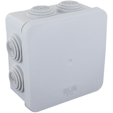 Boîte de dérivation à membrane étanche 650° OPTIBOX IP55 80 x 80 x 42 mm - BLM