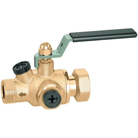 Clapet anti-retour antipollution laiton ACS avec vanne mâle femelle 3/4" (20/27) - Sferaco