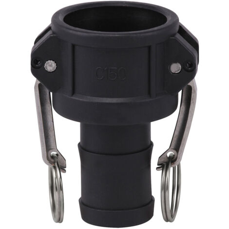 Coupleur cannelé C - raccord rapide à cames polypropylène - 3" (80/90) - Sferaco (1/2)