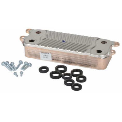Diff – Échangeur thermique 14 plaques – Compatible chaudières Saunier Duval – Optimise production eau chaude – Installation par professionnel recommandée - 0020186153