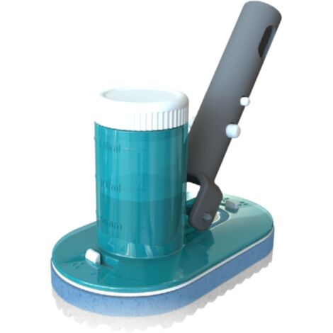 Bayrol – Applicateur 2-en-1 avec réservoir 150ml – Brosse-éponge pour traitement piscine – Compatible avec manches télescopiques