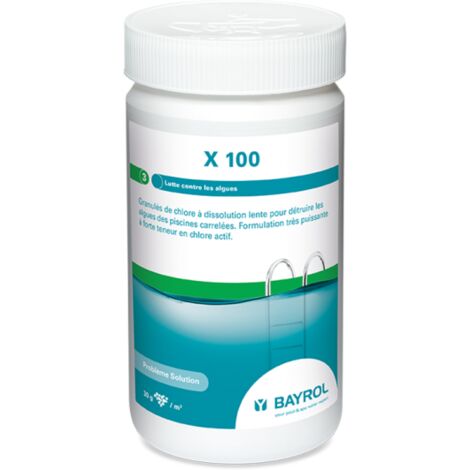 Anti-algues choc X 100 - Boite de 1,25 kg - Bayrol (1/2)