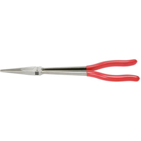 KS Tools - Pince à bec demi-rond droit, extra-longue, L. 270 mm - 500.7051