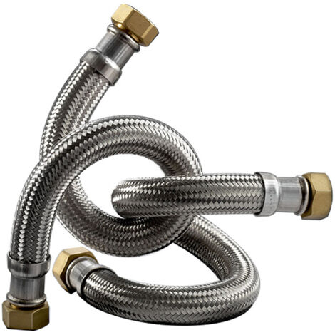 Flexible sanitaire/chauffage Inox Øintér.19mm - Femelle/Femelle 3/4" - 600mm - EXTRA TWIST