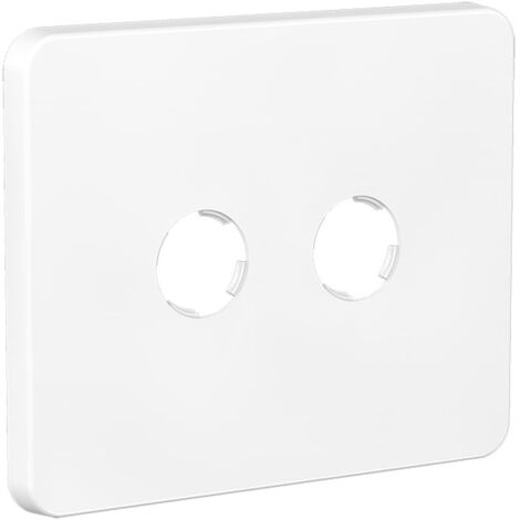 Watts – Cache de finition ABS blanc 50mm – Compatible mâle 3/8' (12/17) ou 1/2' (15/21) – Installation rapide par système de clip