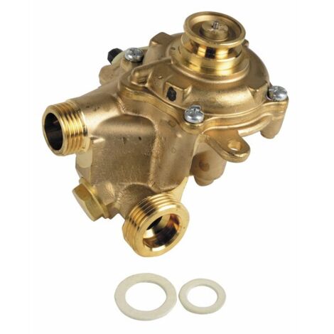 Saunier Duval – Valve à eau pour chauffe-eau instantané à gaz – Pression max 3 bars – Remplacement S1215800 – Installation professionnelle recommandée (1/2)