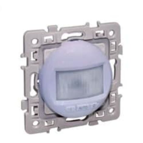 Interrupteur automatique 2 ou 3 fils (avec neutre) à détection de mouvement - SQUARE Silver - Eur'Ohm (1/2)