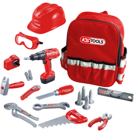 KS tools - Sac à dos outils - Jouet pour enfant - Cadeaux pour enfant - jeux pour enfant outils - 10097F (1/2)