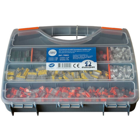Mallette de 805 connexions rapides panachées - Eur'Ohm (1/4)