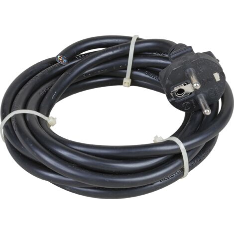 Cordon 3x1.5 mm² - 3 m - noir - Eur'Ohm (1/3)