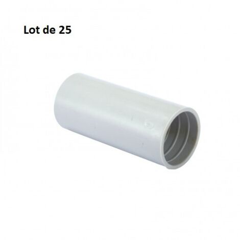 Boîte de 25 manchons ICTA ou IRL souple Ø20mm gris - CLIP'OHM - Eur'Ohm (1/3)