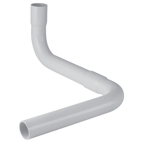 Kit de coude de chasse 90° Geberit emboîté Ø44mm, Blanc alpin (1/3)