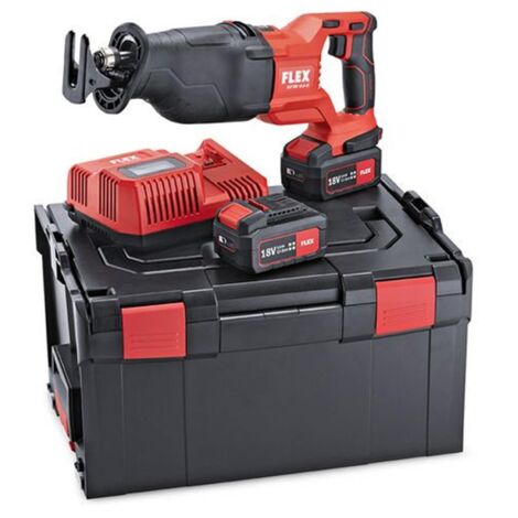 Scie sabre pendulaire FLEX 18V RSP DW 18.0-EC/5.0 - en coffret 2 batterie + chargeur - 469084 (1/5)