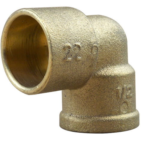 Coude 90° Femelle 90 GCU 1/2" (15/21) - Tube Cuivre Ø22 - Arcanaute (1/3)