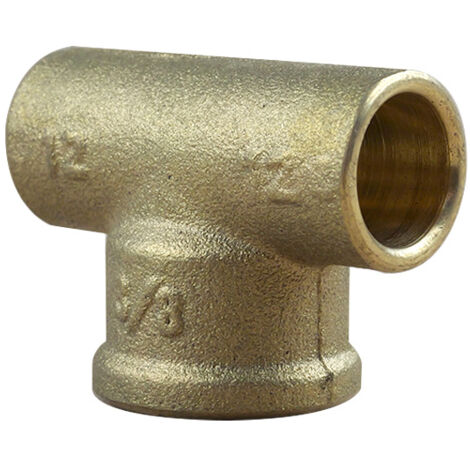Té Femelle 130 GCU 3/8" (12/17) - pour Tube Cuivre Ø12 - Arcanaute (1/3)