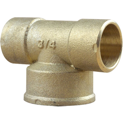Té Femelle 130 GCU 3/4" (20/27) - pour Tube Cuivre Ø18 - Arcanaute (1/3)