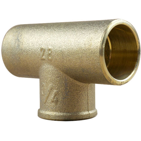 Té Femelle 130 GCU 3/4" (20/27) - pour Tube Cuivre Ø28 - Arcanaute (1/3)