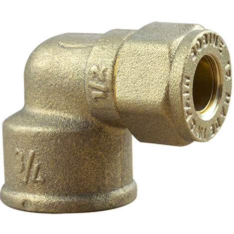 Coude bicone 3/4" (20/27) Femelle - Cuivre Ø12 - Arcanaute (1/4)